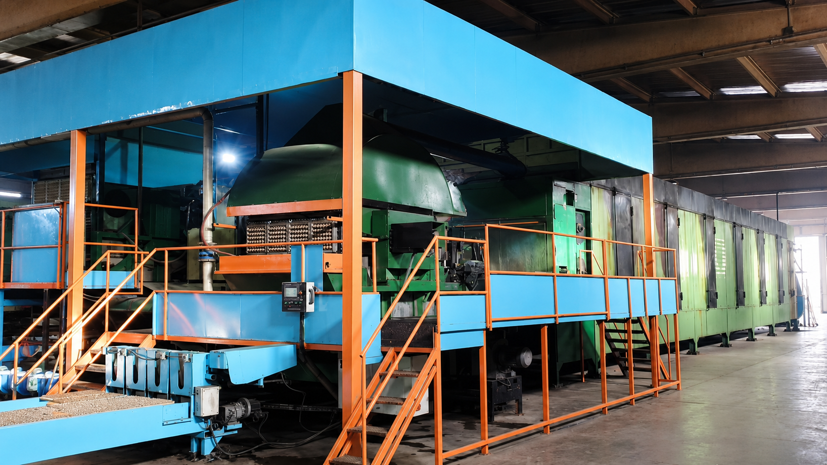Erem Makina otomatik yumurta viyol makinesi ve viyol üretim hattı (egg tray machine)